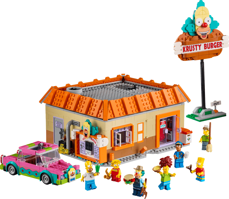 Bộ Mô Hình Cửa Hàng Burger Krusty Burger LEGO Icons The Simpsons #10352