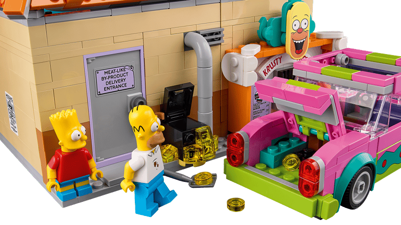 Bộ Mô Hình Cửa Hàng Burger Krusty Burger LEGO Icons The Simpsons #10352