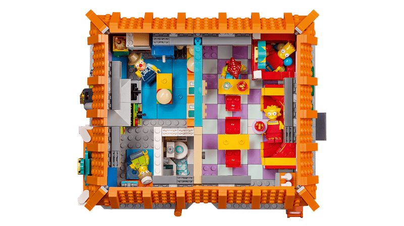 Bộ Mô Hình Cửa Hàng Burger Krusty Burger LEGO Icons The Simpsons #10352