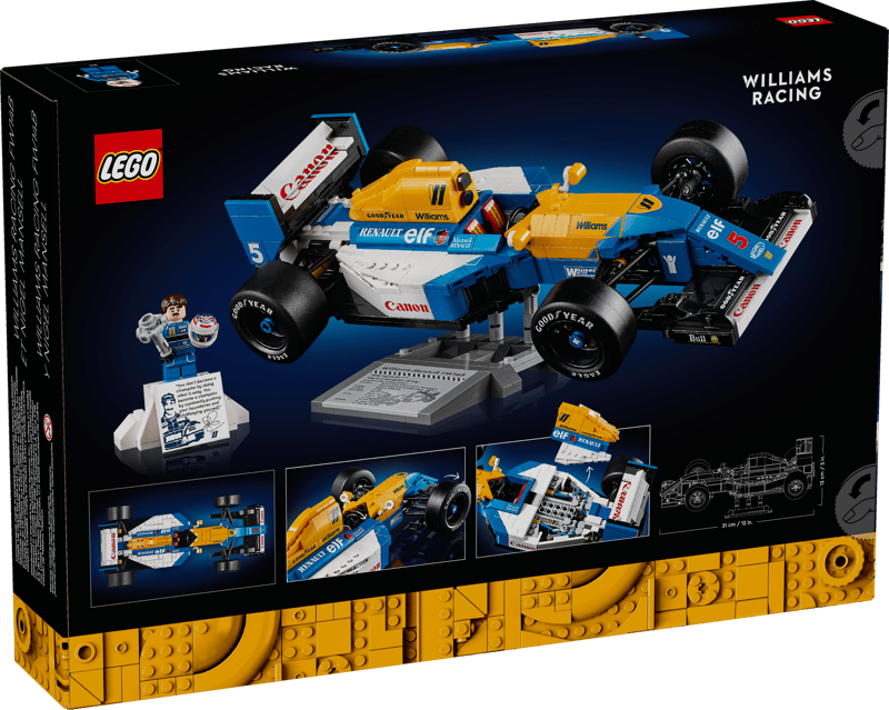 Bộ Mô Hình Siêu Xe Williams Racing Fw14b Và Nigel Mansell LEGO #10353