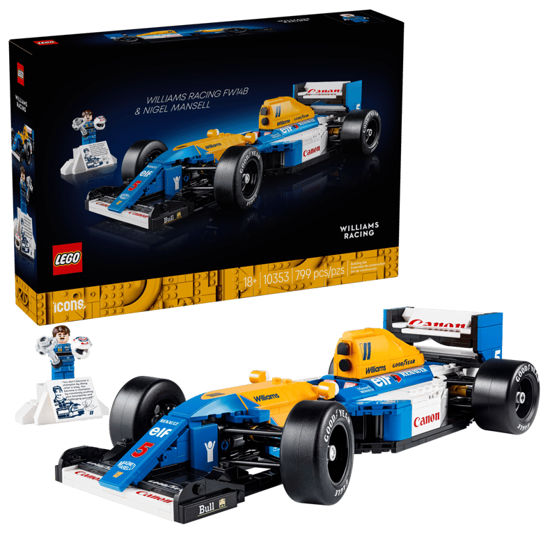 Bộ Mô Hình Siêu Xe Williams Racing Fw14b Và Nigel Mansell LEGO #10353