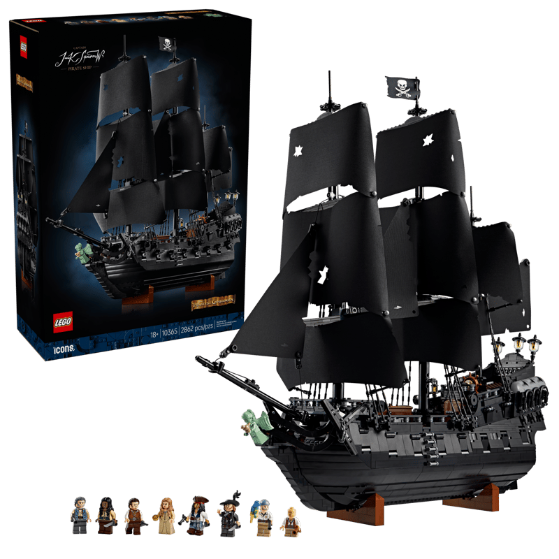 Bộ Mô Hình Tàu Hải Tặc Của Thuyền Trưởng Jack Sparrow LEGO Icons #10365