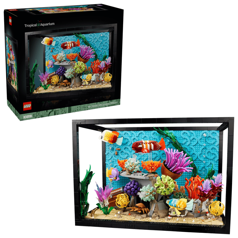 Bộ Mô Hình Hồ Cá Nhiệt Đới LEGO Icons Tropical Aquarium #10366
