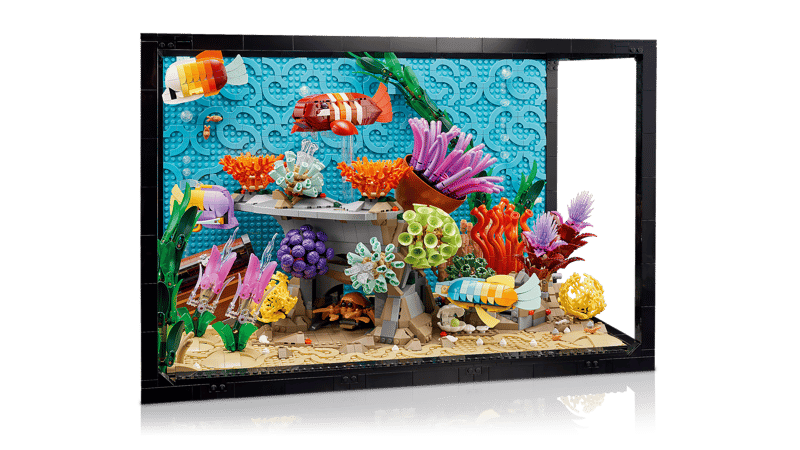Bộ Mô Hình Hồ Cá Nhiệt Đới LEGO Icons Tropical Aquarium #10366