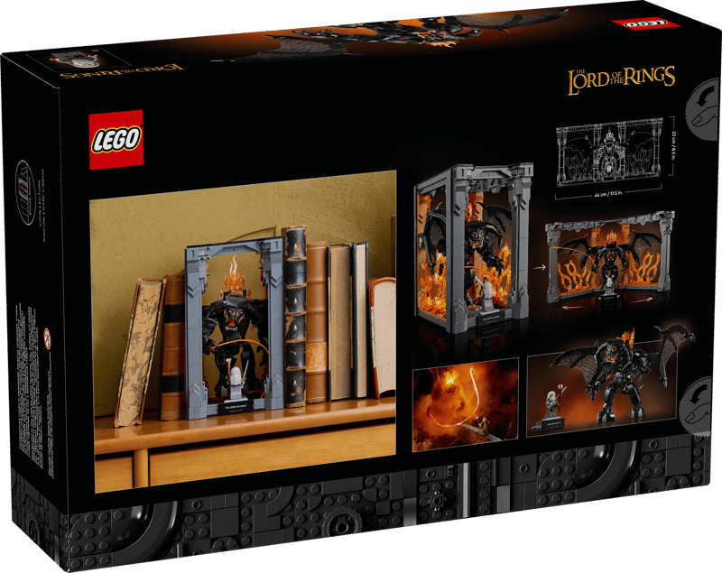 Bộ Mô Hình LEGO Icons The Lord of the Rings: Balrog™ Book Nook #10367