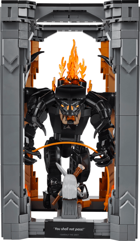 Bộ Mô Hình LEGO Icons The Lord of the Rings: Balrog™ Book Nook #10367