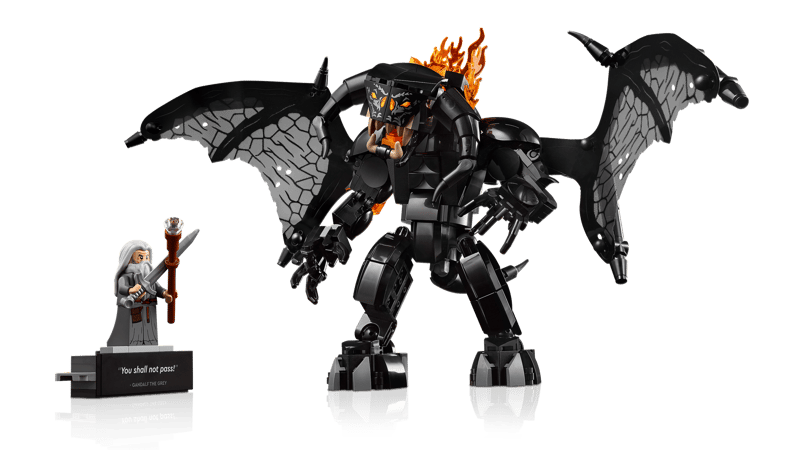 Bộ Mô Hình LEGO Icons The Lord of the Rings: Balrog™ Book Nook #10367