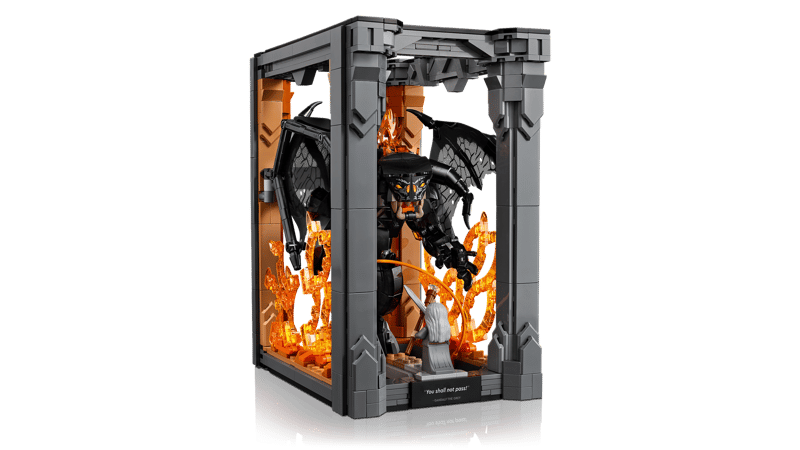 Bộ Mô Hình LEGO Icons The Lord of the Rings: Balrog™ Book Nook #10367