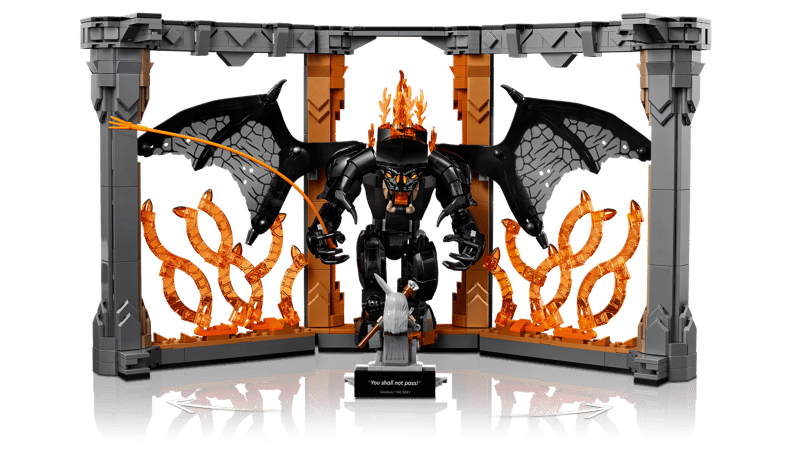 Bộ Mô Hình LEGO Icons The Lord of the Rings: Balrog™ Book Nook #10367