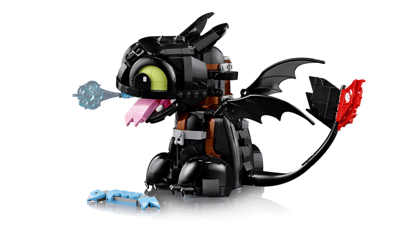 Bộ Mô Hình Rồng Răng Sún LEGO Icons How to Train Your Dragon Toothless #10375