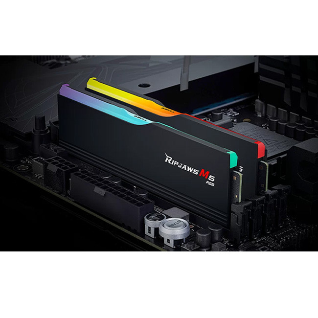 G.Skill Ripjaw M5 RGB 32GB Memory Kit – Black, 32GB (2x16GB) DDR5, 5200MHz