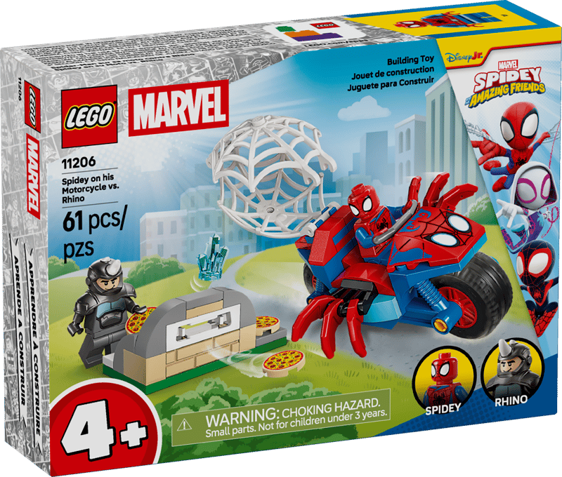 Bộ Mô hình Người Nhện Đối Đầu Rhino LEGO SPIDEY #11206