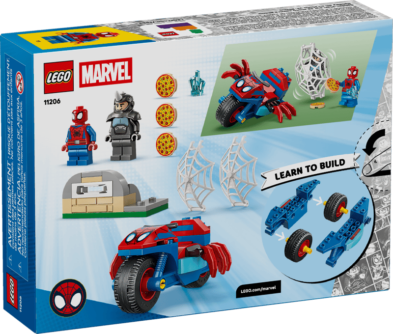 Bộ Mô hình Người Nhện Đối Đầu Rhino LEGO SPIDEY #11206