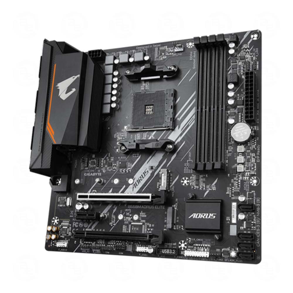 Mainboard Gigabyte B550M AORUS ELITE (AMD B550, Socket AM4, m-ATX, 4 khe RAM DDR4)
