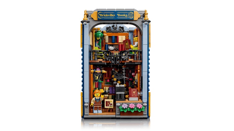 Bộ Mô Hình Lắp Ráp LEGO Icons Bookstore: Book Nook #11379
