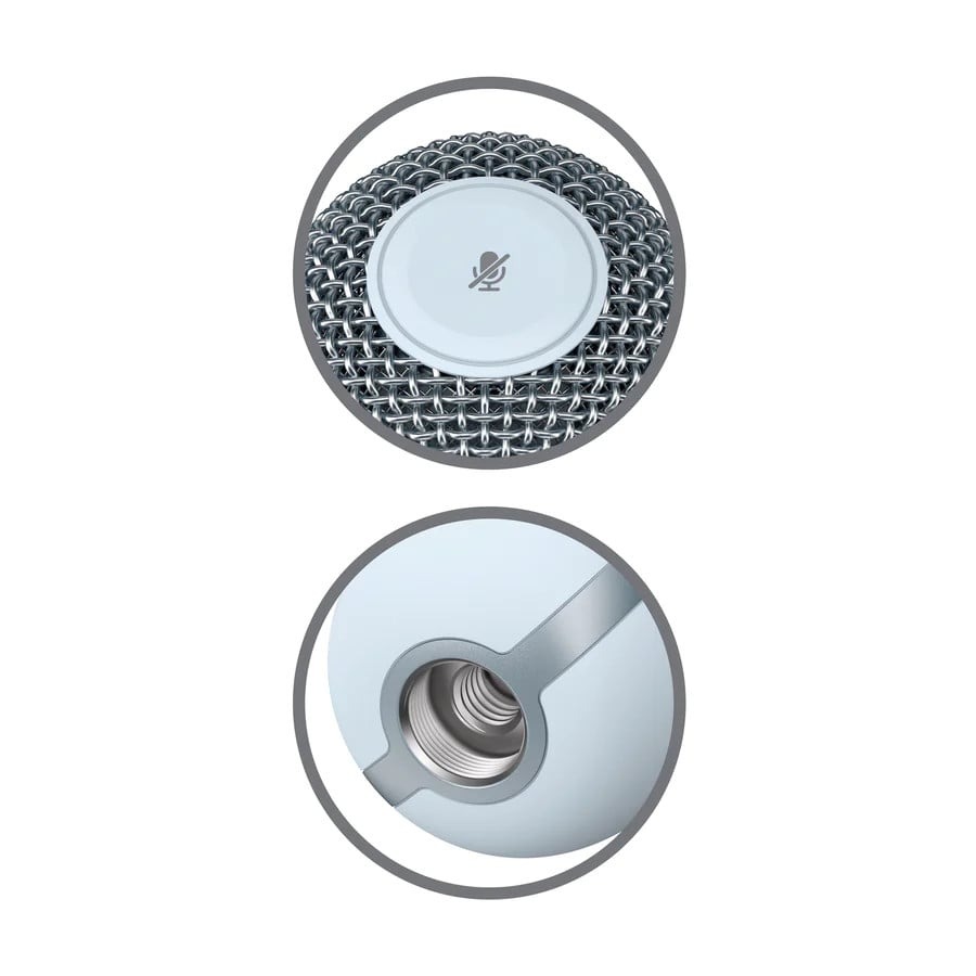Mic thu âm HyperX SoloCast - USB Microphone (Trắng)