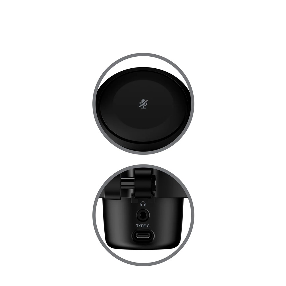 Mic thu âm HyperX DuoCast RGB - micro USB