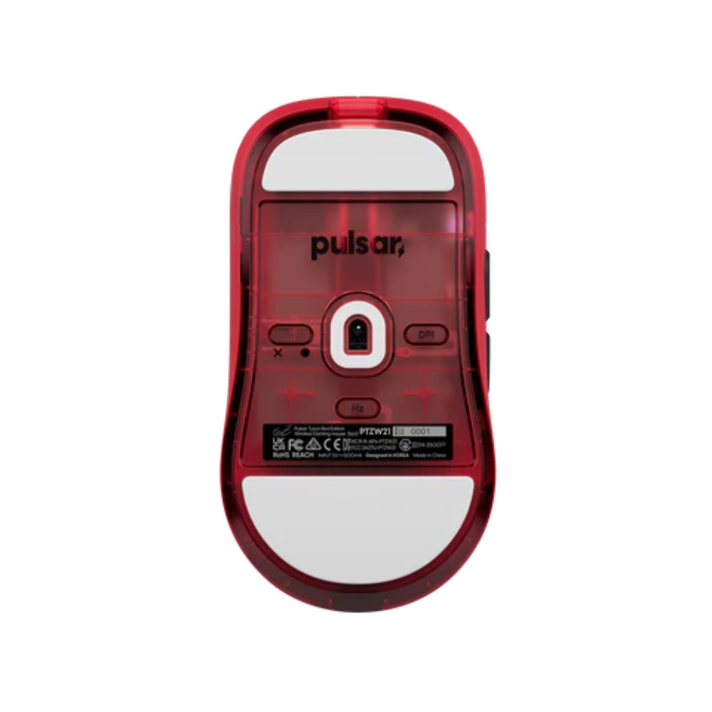 Chuột không dây Pulsar TenZ signature red edition - Medium