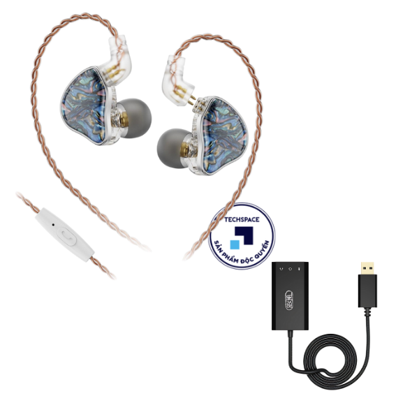 (ĐỘC QUYỀN TECHSPACE) Tai nghe IEM NICEHCK DB2 - Driver Kép 1DD + 1BA có MIC