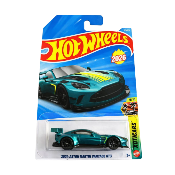 Xe mô hình Hot Wheels 2024 ASTON MARTIN VANTAGE GT3