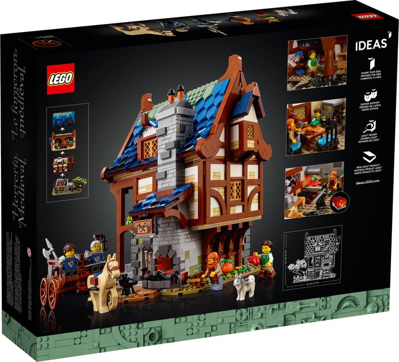 Bộ Mô Hình LEGO Ideas Lò Rèn Thời Trung Cổ #21325