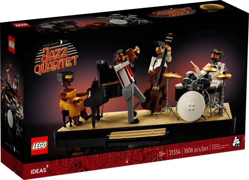 Bộ Mô Hình LEGO Ideas Ban Nhạc Tứ Tấu Jazz Quartet #21334