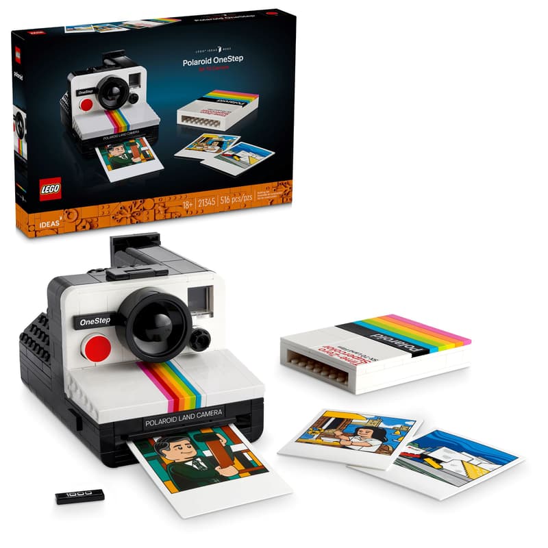 Bộ Mô Hình LEGO Ideas Máy Ảnh Polaroid OneStep SX-70 #21345