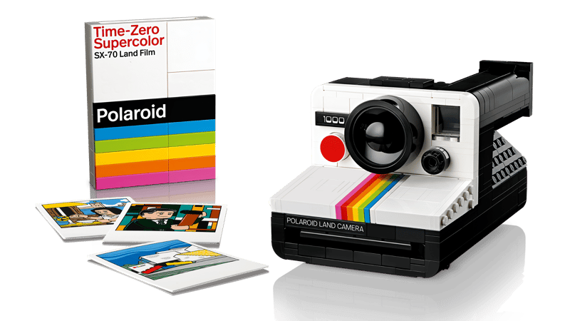 Bộ Mô Hình LEGO Ideas Máy Ảnh Polaroid OneStep SX-70 #21345