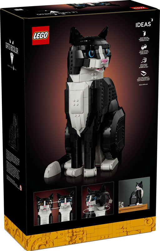 Bộ Mô Hình Mèo Tuxedo LEGO Ideas #21349