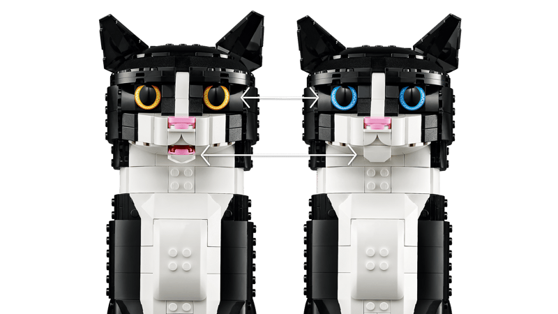 Bộ Mô Hình Mèo Tuxedo LEGO Ideas #21349