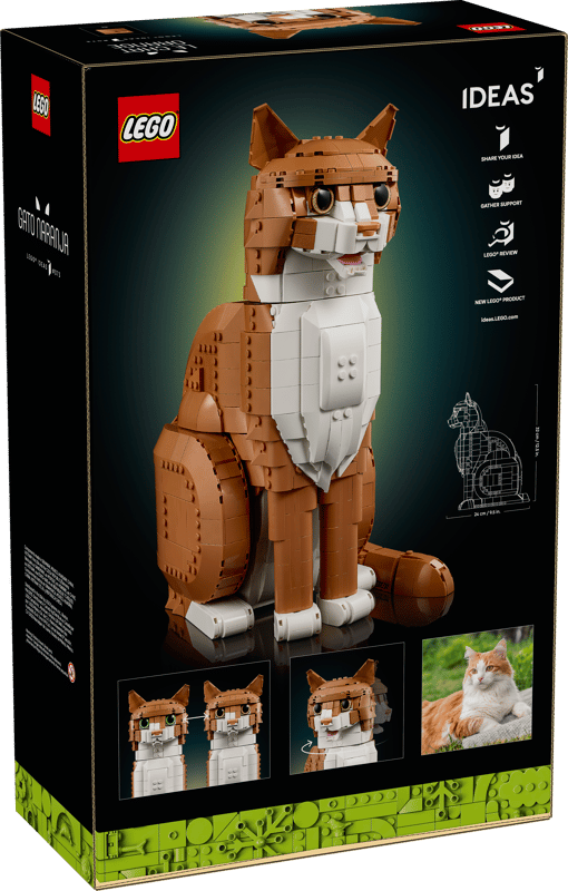 Bộ mô Hình Mèo Cam LEGO IDEAS #21376