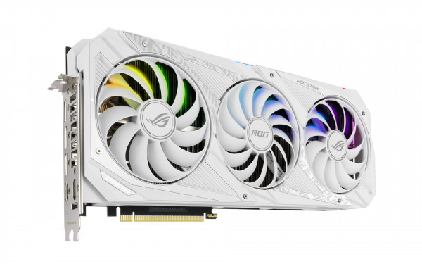Card Màn Hình Asus Rog Strix GeForce RTX 3080 White 10GB V2 (Rog-STRIX-RTX3080-10G-WHITE-V2)