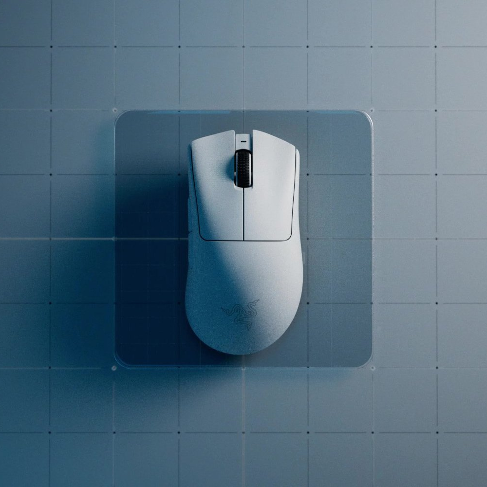 Chuột không dây Razer DeathAdder V3 Pro White – Smooth Touch – 8000 Hz