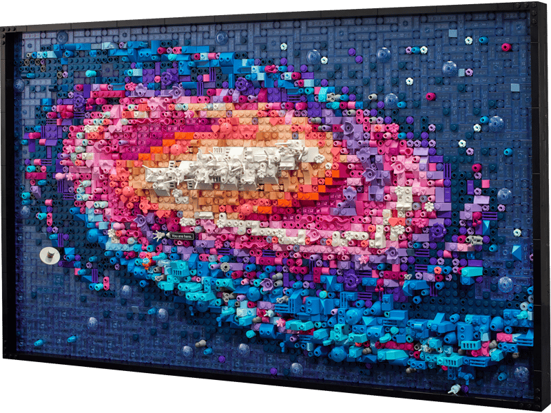 Bộ Mô Hình LEGO Art Mô Hình Tranh 3D Dải Ngân Hà #31212