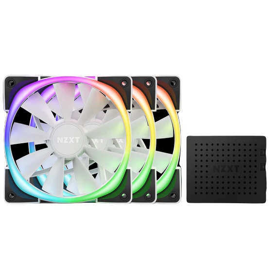 Fan case NZXT AER RGB 2 Series 120mm Triple Starter White