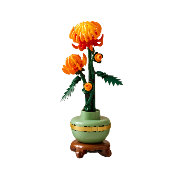 Bộ Mô Hình LEGO BOTANICALS Combo Đào Lan Cúc Thần Tài