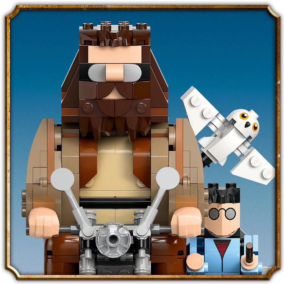 Bộ Mô Hình Lắp Ráp LEGO Mô Tô Bay Hagrid Chuyển Động #76443