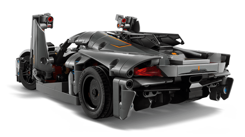 Bộ mô hình Xe Thể Thao Koenigsegg Jesko Absolut Màu Xám LEGO TECHNIC #42173