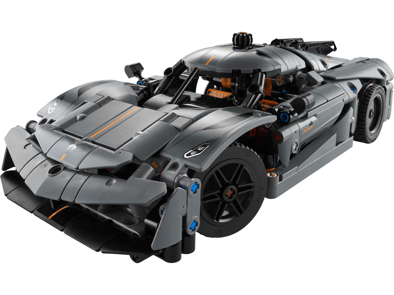 Bộ mô hình Xe Thể Thao Koenigsegg Jesko Absolut Màu Xám LEGO TECHNIC #42173