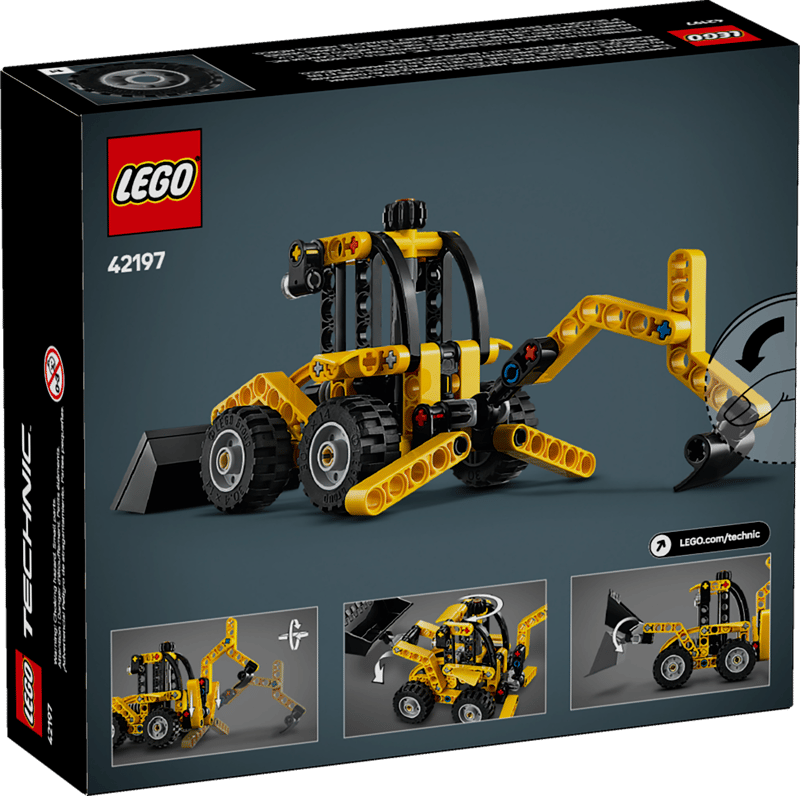 Bộ Mô Hình Xe Máy Đào Và Máy Xúc Kết Hợp LEGO TECHNIC #42197