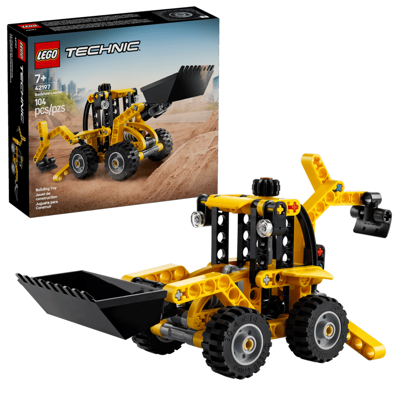 Bộ Mô Hình Xe Máy Đào Và Máy Xúc Kết Hợp LEGO TECHNIC #42197