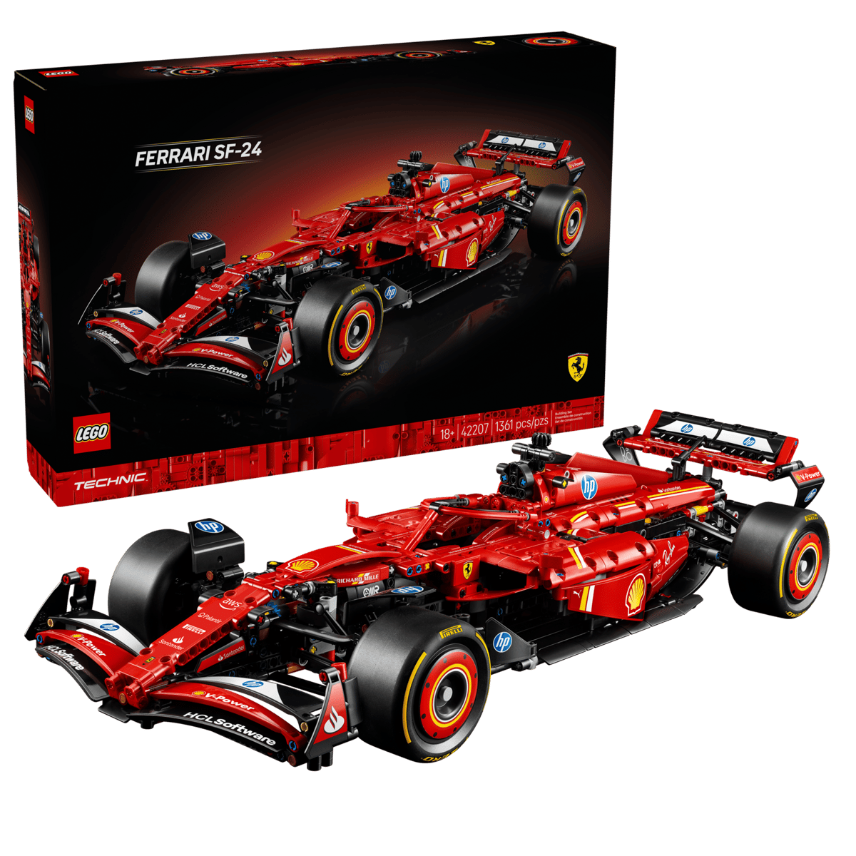 Bộ Mô Hình Xe Ferrari SF-24 F1 LEGO TECHNIC #42207