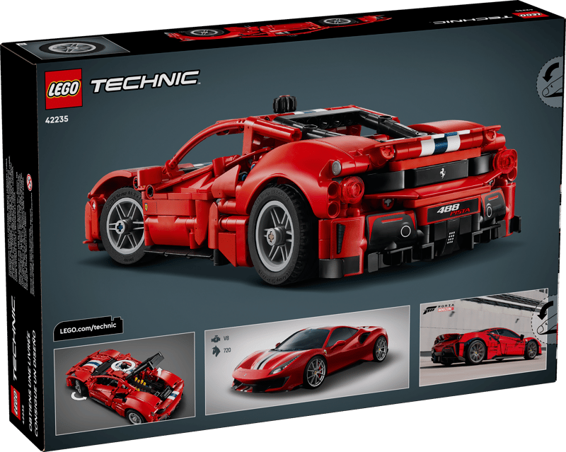 Bộ Mô Hình LEGO Siêu Xe Ferrari 488 Pista #42235