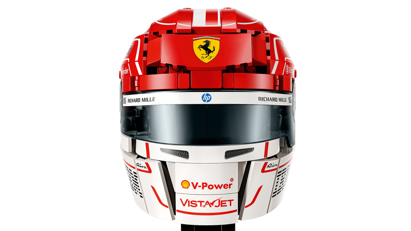 Mô Hình Lắp Ráp Mũ Bảo Hiểm Ferrari HP Charles Leclerc LEGO #43014
