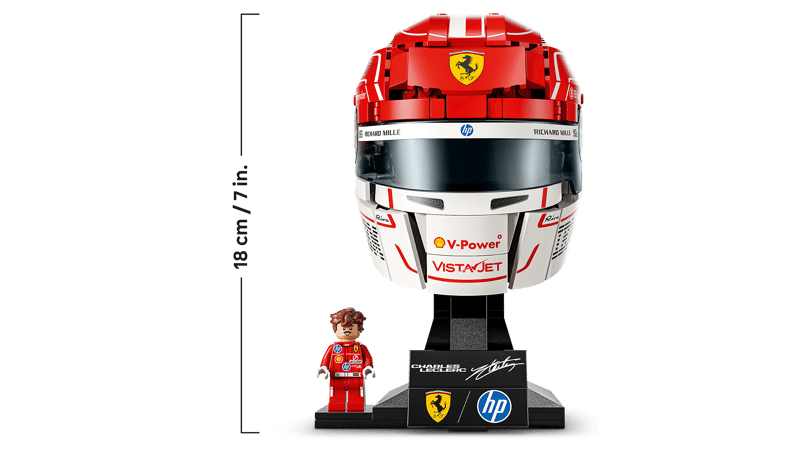 Mô Hình Lắp Ráp Mũ Bảo Hiểm Ferrari HP Charles Leclerc LEGO #43014