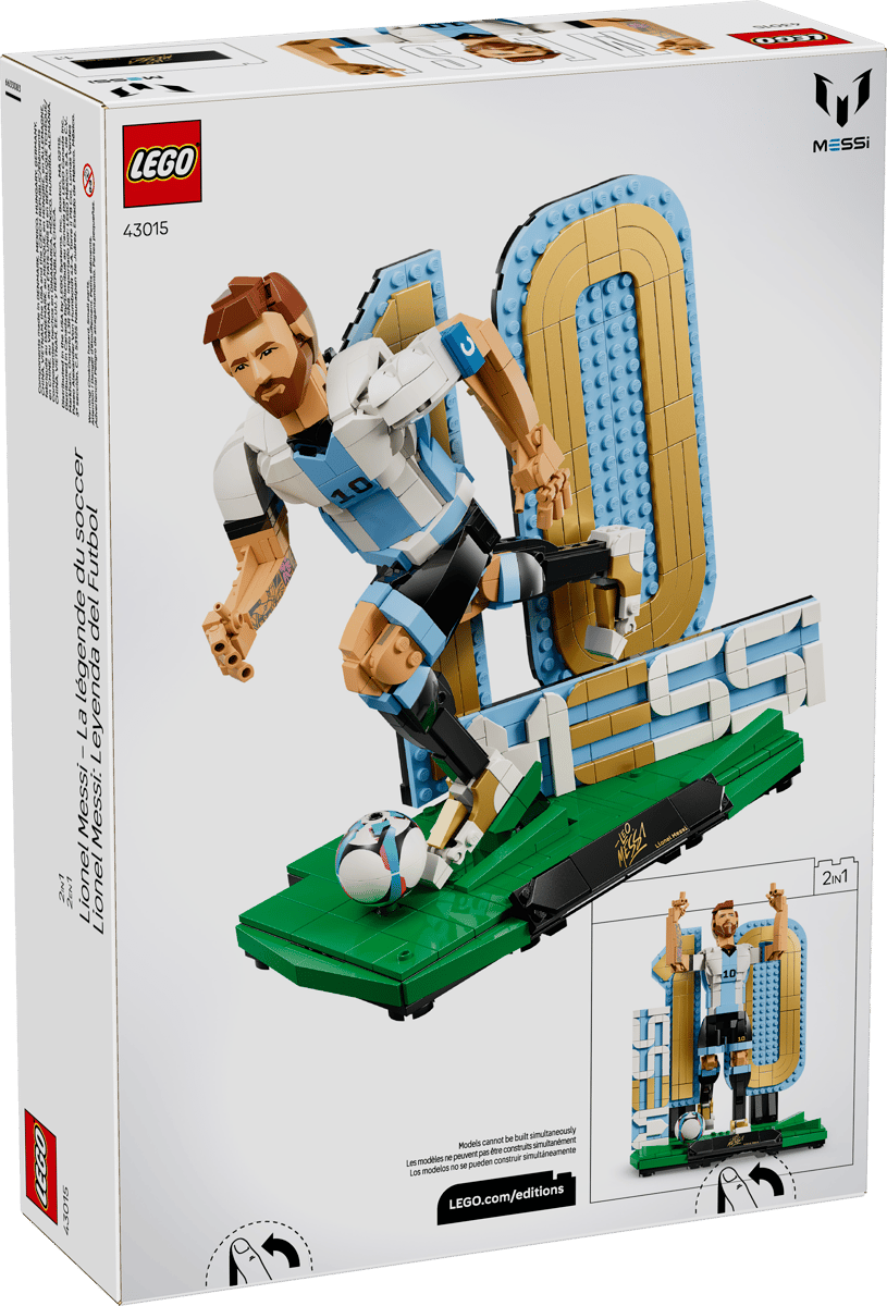 Bộ Mô Hình LEGO Lionel Messi - Huyền thoại bóng đá Argentina #43015