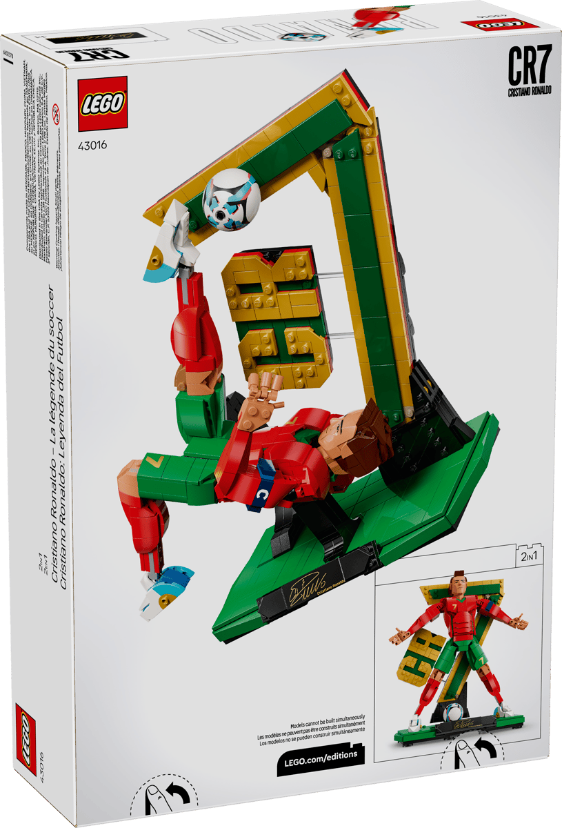 Bộ Mô Hình  LEGO Cristiano Ronaldo - Huyền thoại bóng đá Bồ Đào Nha #43016