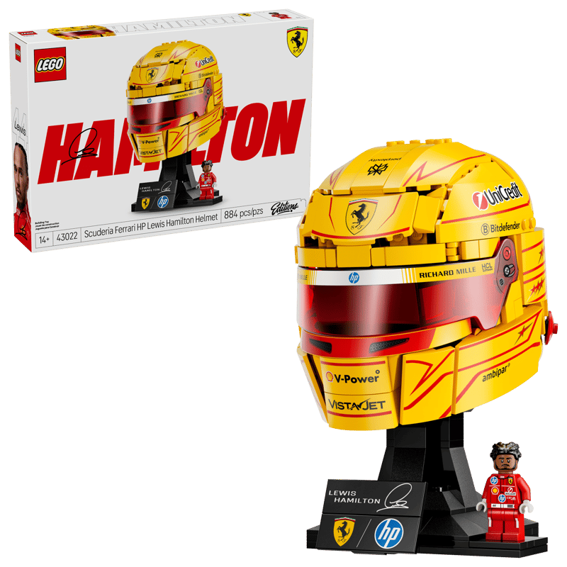 Mô Hình Lắp Ráp Mũ Bảo Hiểm Ferrari HP Lewis Hamilton LEGO #43022
