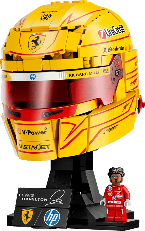Mô Hình Lắp Ráp Mũ Bảo Hiểm Ferrari HP Lewis Hamilton LEGO #43022