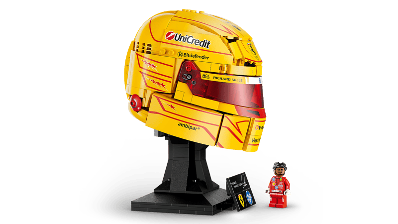 Mô Hình Lắp Ráp Mũ Bảo Hiểm Ferrari HP Lewis Hamilton LEGO #43022